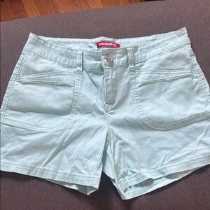 UNIONBAY Women's Light Green Cargo Shorts
